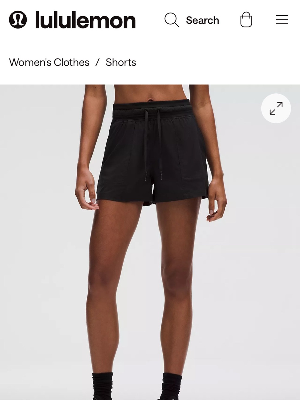 Lululemon Women’s Black Dance Studio Short 3.5”